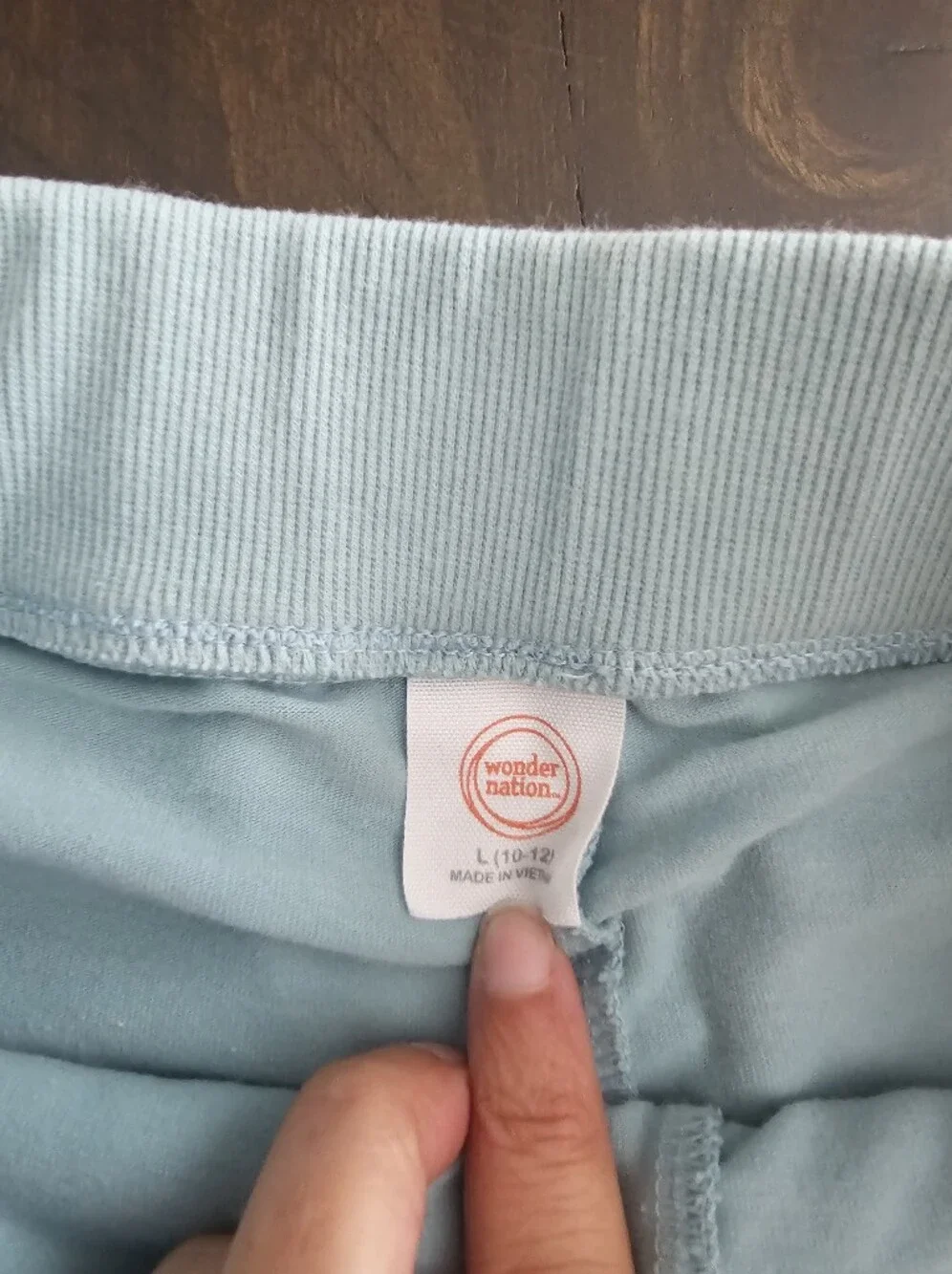 wonder nation light blue skort with front pockets